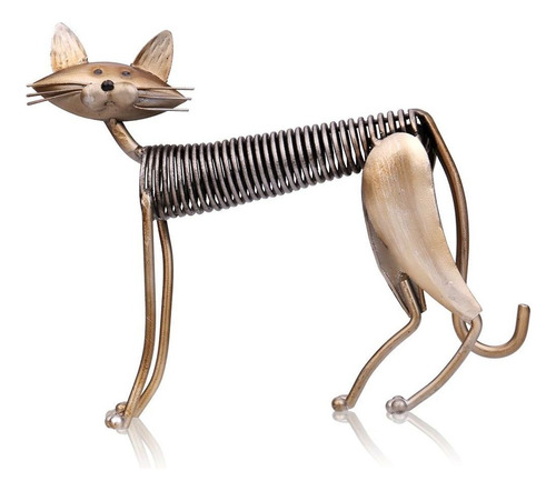 Ca Tooarts - Escultura De Metal, Diseño De Gato