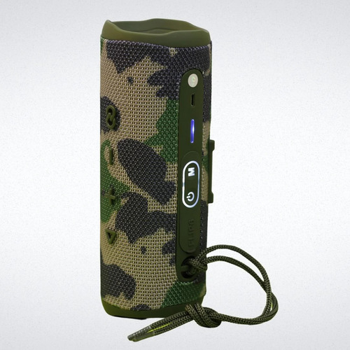 Parlante Flip 6 Portátil Con Bluetooth Waterproof Vip Camuflado