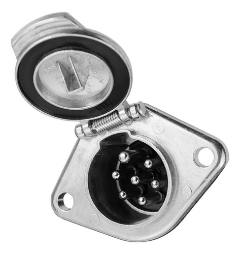 Juego Ficha Trailer Acoplado Aluminio 7 Vias Dni Iso 1185
