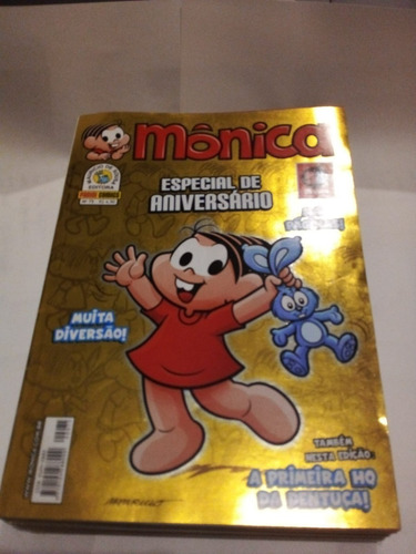 Monica 75 Especial Metalizada, de Mauricio de Souza. Editora Panini, capa mole em português, 2013