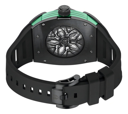 Reloj De Pulsera Minber Hombre Classic Collection - 43mm Color De La Correa Negro