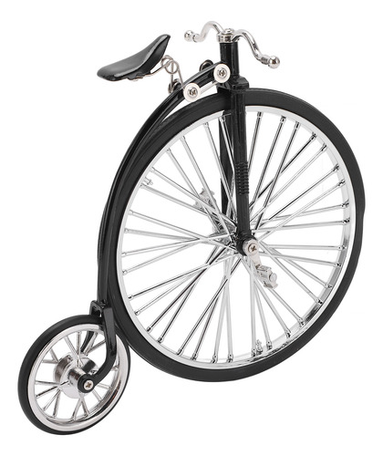 Modelo De Bicicleta Negro, Ruedas Grandes Y Pequeñas, Diseño