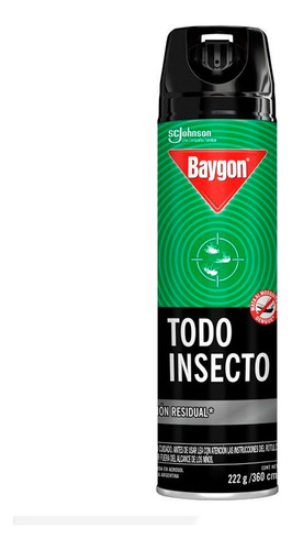 Insecticida En Aerosol Para Todo Insecto 360 Ml