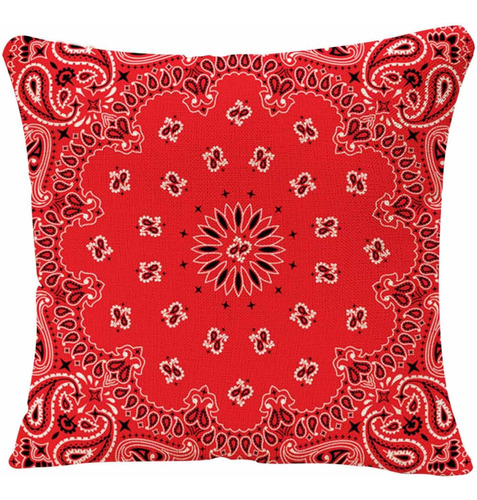 Funda De Almohadón Diseño Bandana 45 X 45 Cms