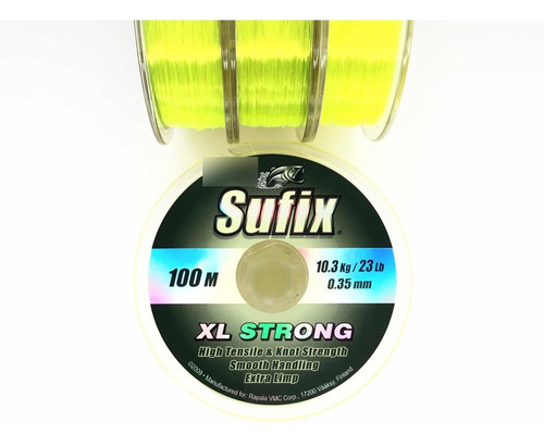 Nylon Sufix Xl Strong - 0,35mm. X 100m. / Resistencia 10,3kg