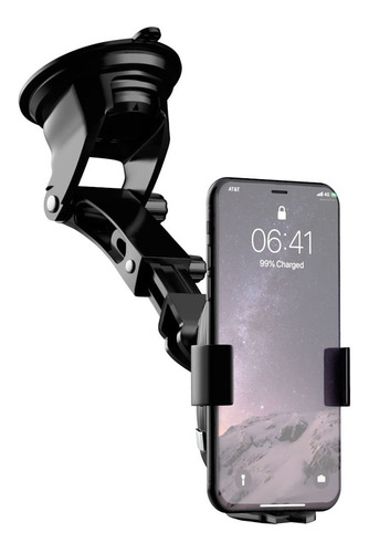 Suporte Celular Veicular Com Carregamento Sem Fio Ft Charger