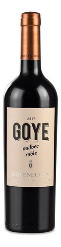 Goye vino tinto malbec roble de Goyonochea caja de 6 unidades de 750ml