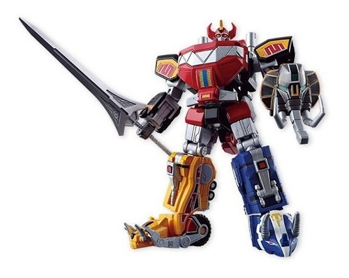 Super Mini-pla Power Rangers Pack Megazord Y Dragonzord