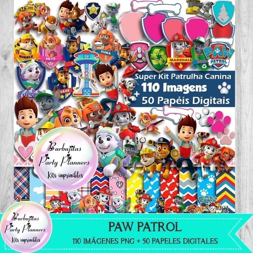 Papeles Digitales Y Cliparts Png Paw Patrol Patrulla Canina