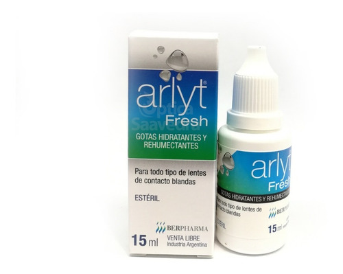 Imagen 4 de 5 de Arlyt Fresh Gota Hidratante Rehumectante Apta Lente Contacto