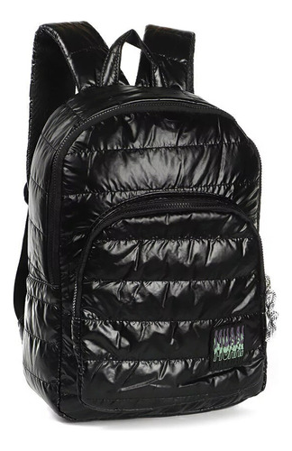 Mochila Juvenil Muaa Original Moderna Nylon Puffer