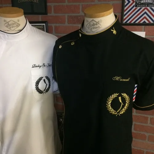 Camisa social barbeiro sales