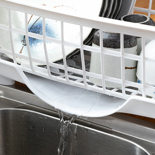 Estante De Secado De Platos Pequeño Con Base Desmontable