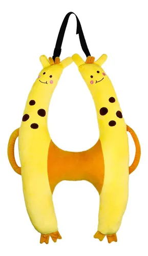 Cojín De Viaje Para Asiento Trasero De Coche, Amarillo