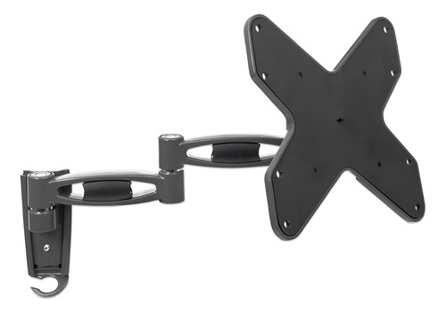 Soporte De Pared Manhattan Para Pantalla De 23'' A 43'' 20kg Negro