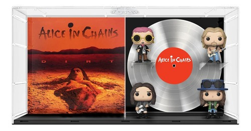 Álbuns pop de Funko Dirt: figuras de Alice In Chains - Membros