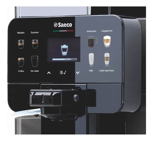 Cafeteira Saeco Maquina Expresso Automática Royal Otc Preta Cor Cinza-escuro 220V
