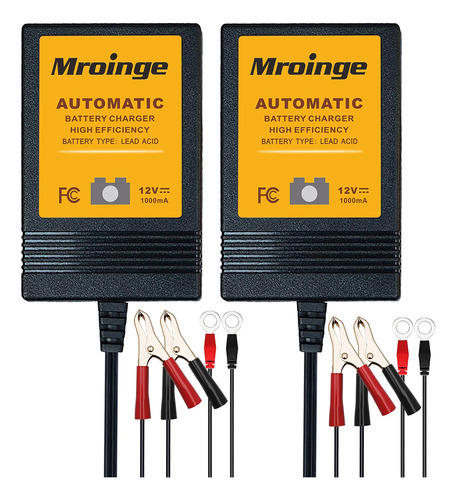 Cargador Bateria Mroinge 12 V Automatico Inteligente 1000 Ma