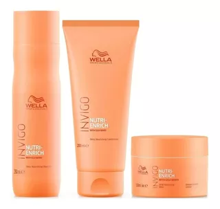 Shampoo + Acondicion + Mascarilla Invigo Nutri Enrich Wella