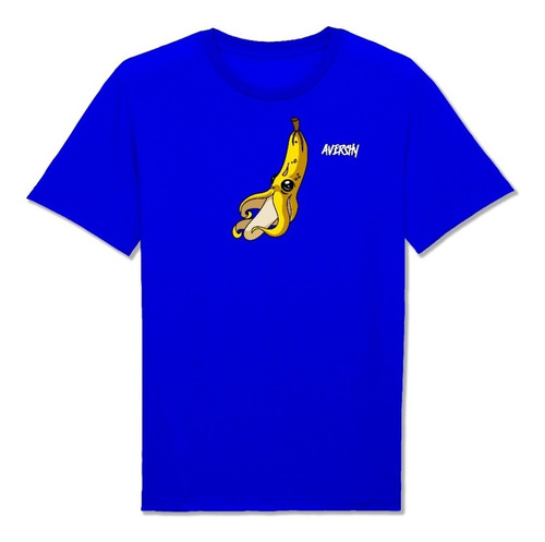Camiseta Streetwear Avershy Banana Azul
