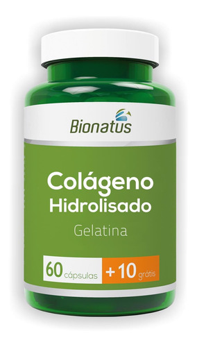 COLAGENO HIDROLISADO VIT C+ BIOTINA 70CAPS BIONATUS