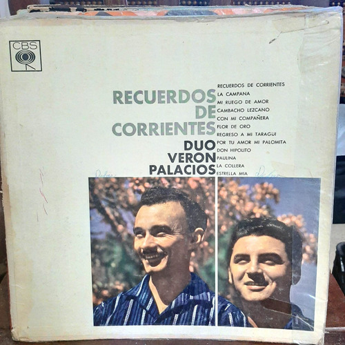 Portada Duo Veron Palacios Recuerdos De Corrientes P2