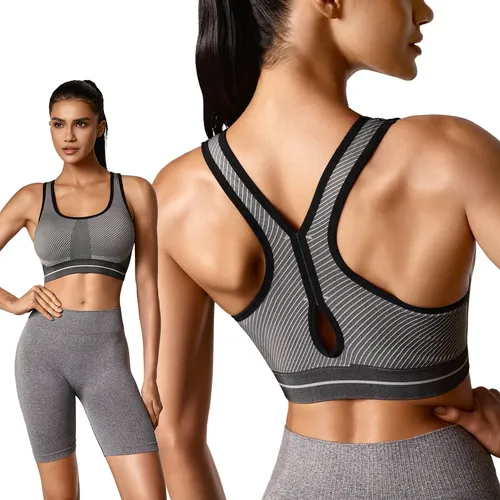 Kit 2 Top De Academia Feminina Forte Apoio Bojo Removíveis