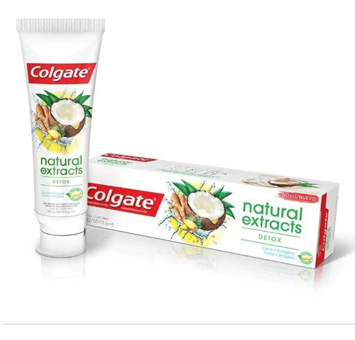 Kit Creme Dental Colgate Natural Extracts Detox 90g C 12 Un