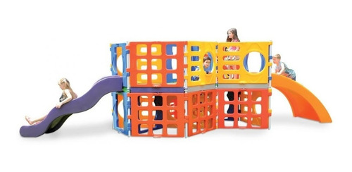 Playground Crianças Polyplay Mega Brinquedo Festas Xalingo
