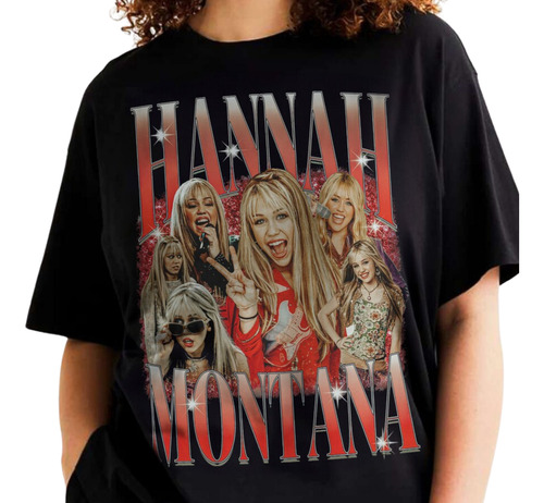 Playera Hannah Montana, Camiseta Disney Pop Icon