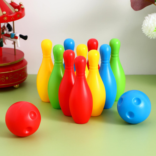 1 Juego De Bolos Divertido, Minijuego De Bolos, Juguete Educ