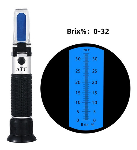 Refractómetro Óptico Manual De 0 A 32% Brix Atc