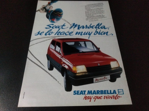 (pa595) Publicidad Clipping Seat Marbella * 1987