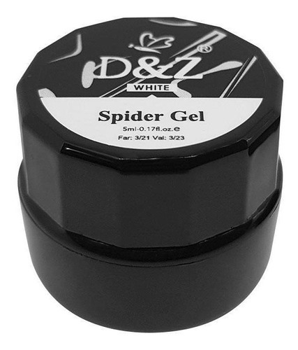 Gel De Unhas Decoradas Spider Preto Unhas Encapsuladas 5ml