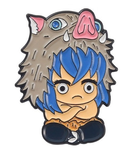 Pin, Broche Metálico Anime Demon Slayer, Kimetsu No Yaiba