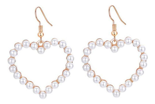 Pendientes De Perla De Moda De Corazón Per B08f4d7js1_130324