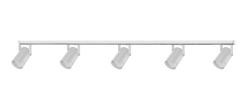 Riel 2 Metros 5 Luces Spot Apto Led Deco Moderno