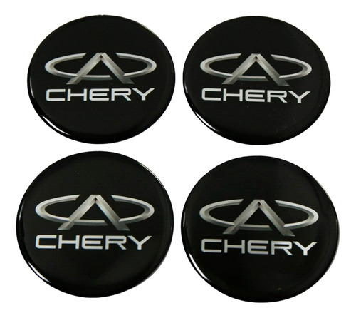 Adesivos Emblema Resinado Roda Chery 51mm Cl1