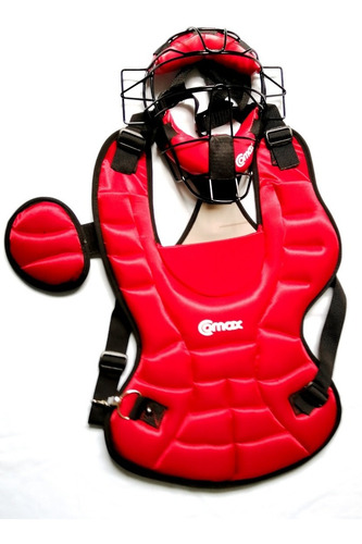 Arreos Catcher Rojo Pro Beisbol Softbol Rojos Comax