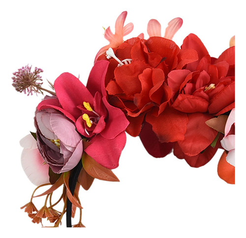 Diadema De Flores Simuladas, De Boda, Corona De Flores,