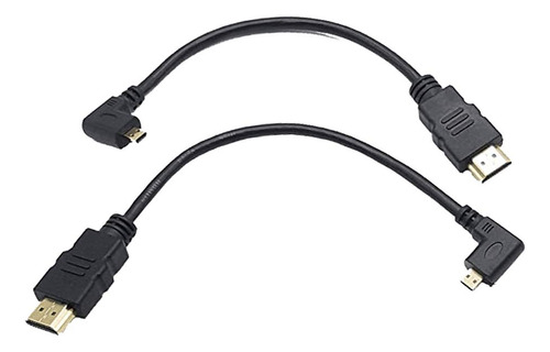 Seadream Cable Micro Hdmi A Hdmi En Angulo De 8 Pulgadas, An