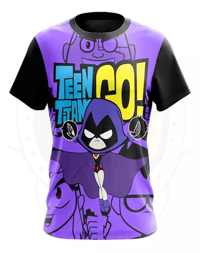 Camiseta Infantil Blusa Criança Jovens Titãs Ravena e Mutano