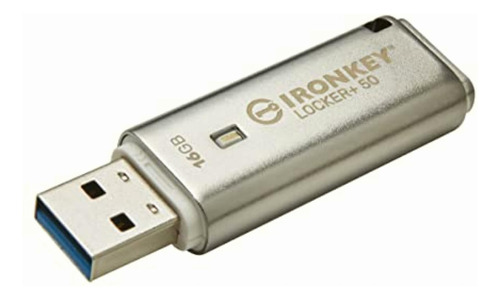 Kingston Usb Ironkey Locker Plus 50 Capacidad: 16gb, Usb-a