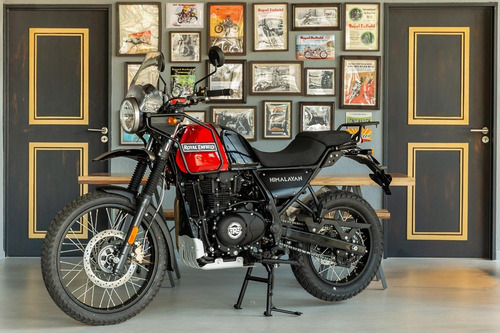 Imagen 5 de 25 de Royal Enfield Himalayan Bs6 Rock Red Entrega Inmediata