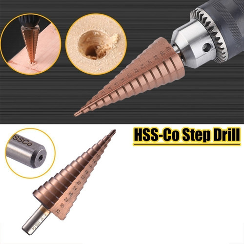 Broca Escalonada Hss-cobalto 3 Pcs
