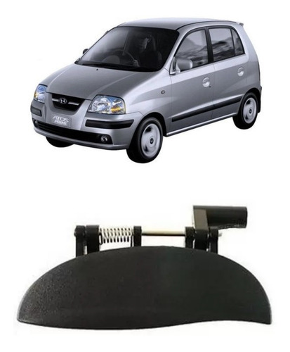Imagem 3 de 3 de Kit Maçanetas Externas Hyundai Atos Prime 98 99 00 01 02