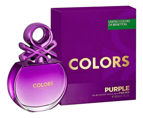 Perfume Benetton Colors Purple 80ml - mL a $174300