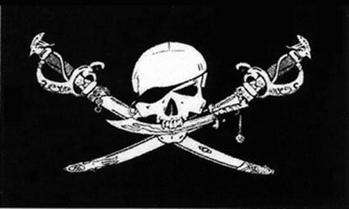 Bandera Pirata 3x5 Poliéster