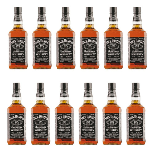 Whisky Jack Daniels Tennessee Old No 750ml X12 Zetta Bebidas