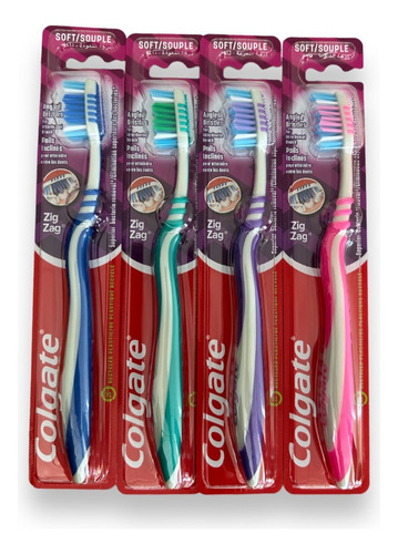 Cepillo De Dientes Colgate Zig Zag, Soft/souple 1 Unidad 